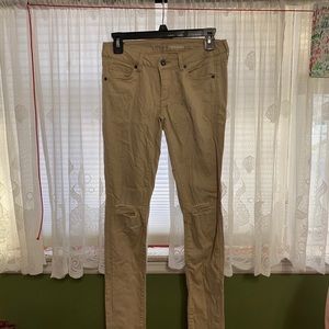 Khaki Skinny Jeggings